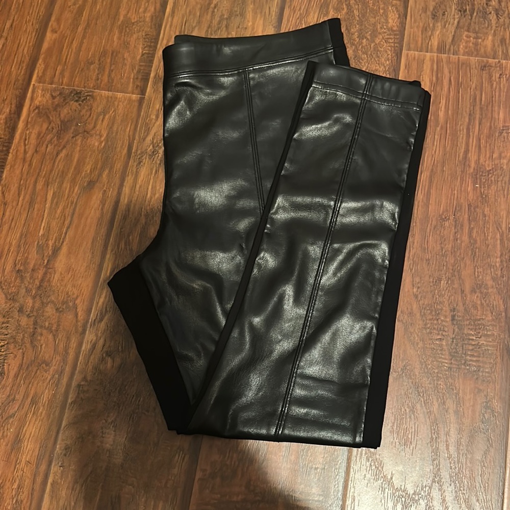 Calvin Klein Stretch Faux Leather Leggings